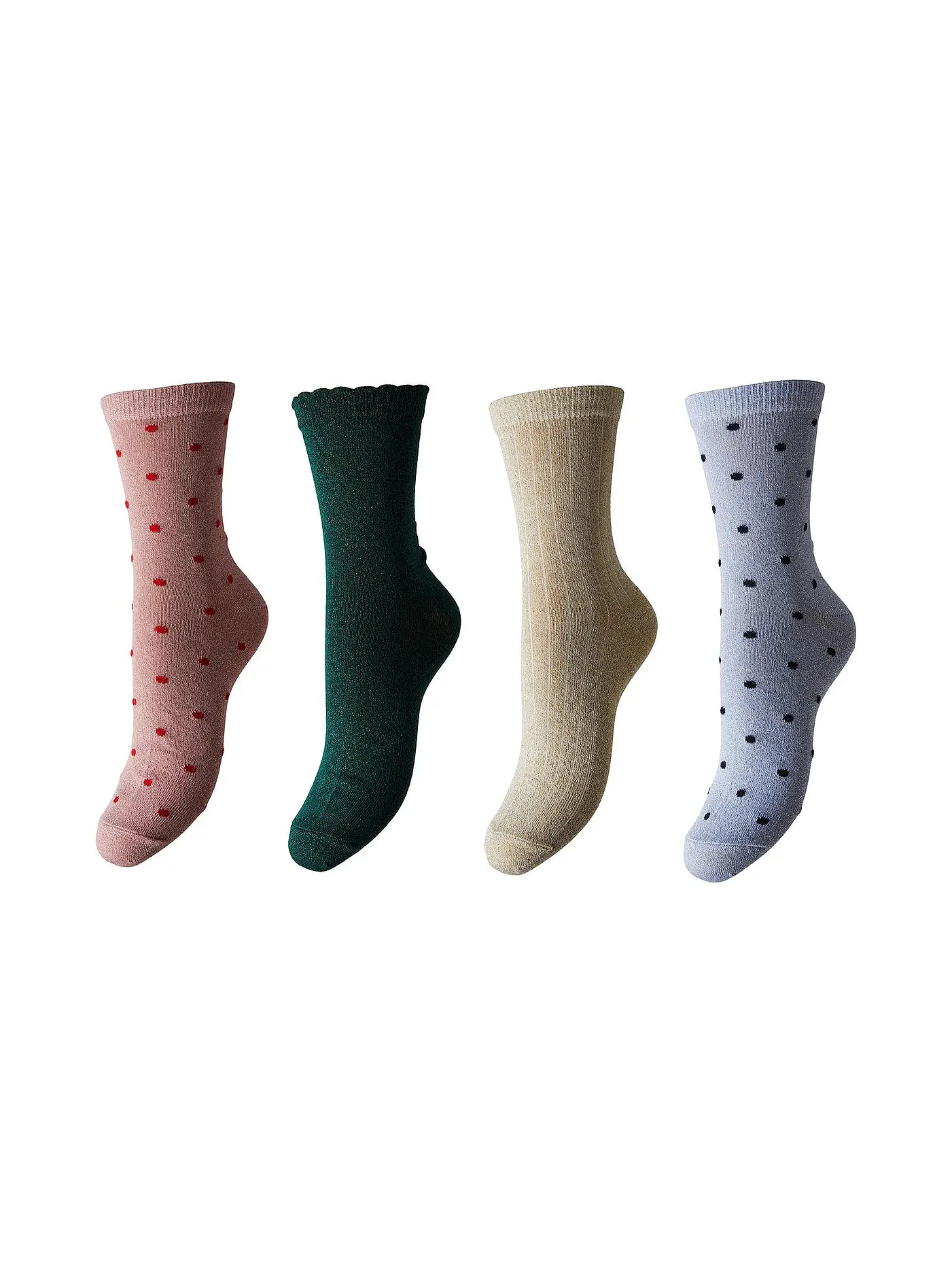 PIECES | Socken 4-er Pkg. botanical garden | 